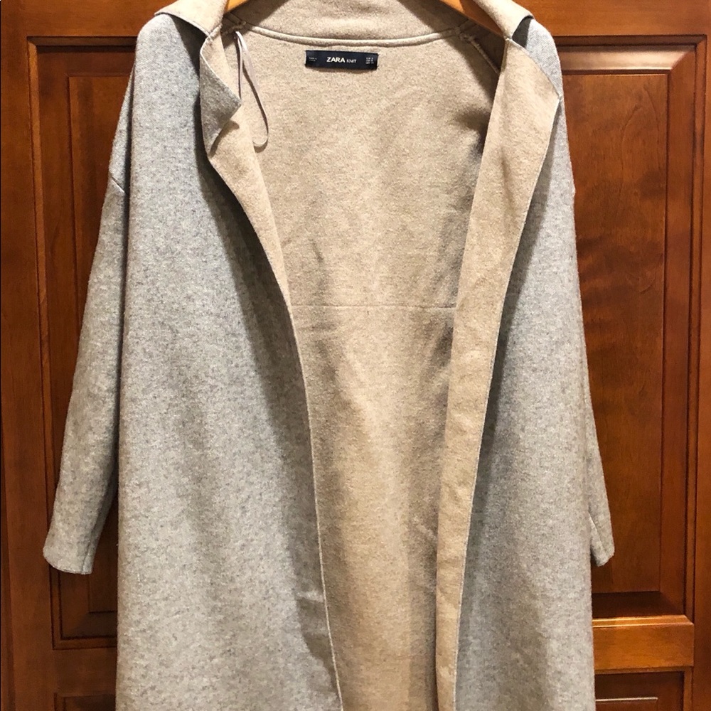 Zara oversized coat. Super pretty.